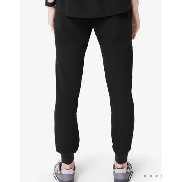 FIGS Zamora Jogger Scrub Pants Womens Black FIONx Slim Fit Cargo Pocket Small - Picture 4 of 11